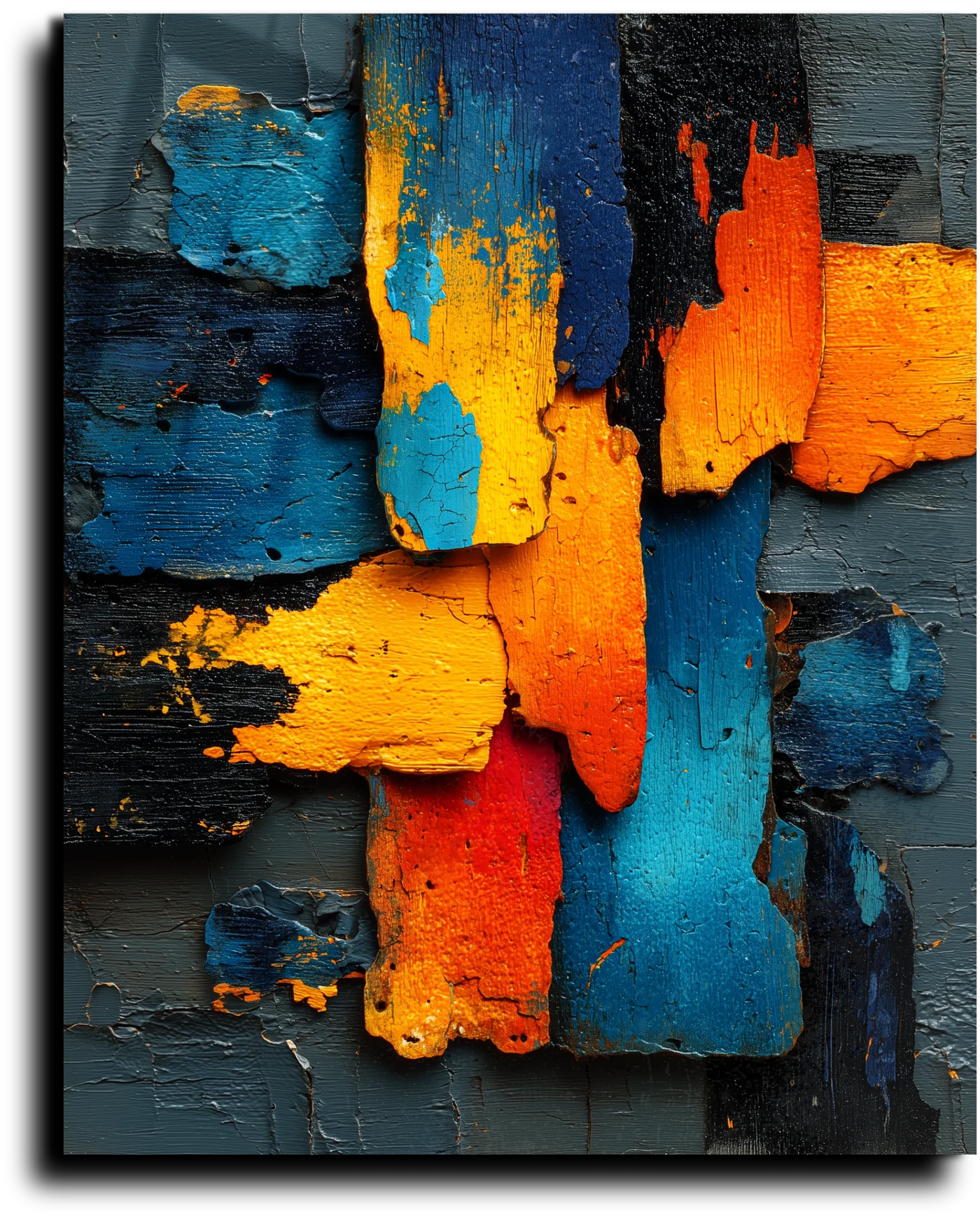 Colorful Wood Layers