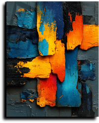 Colorful Wood Layers - M - Vision