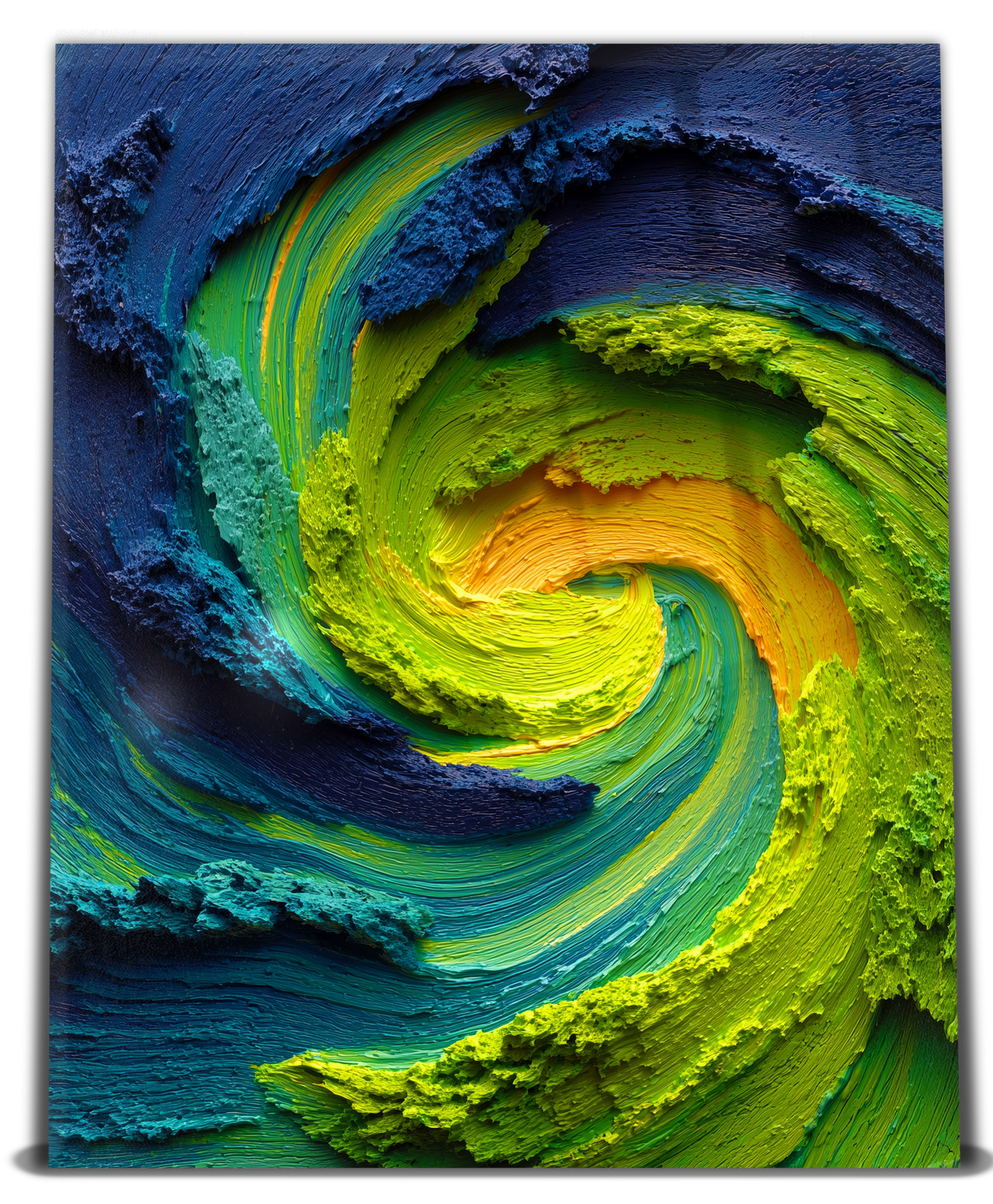 Green & Yellow Swirl - M - Vision