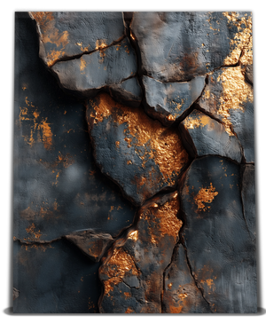 Slate & Gold Patches