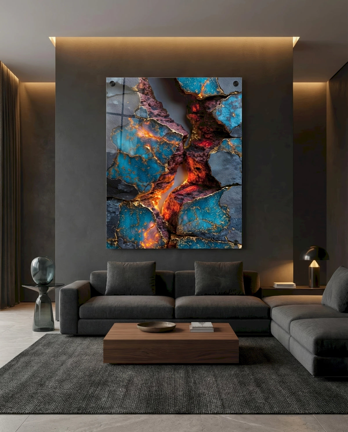 The Blue - Grey Gold Fracture - M - Vision