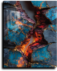 The Blue - Grey Gold Fracture - M - Vision