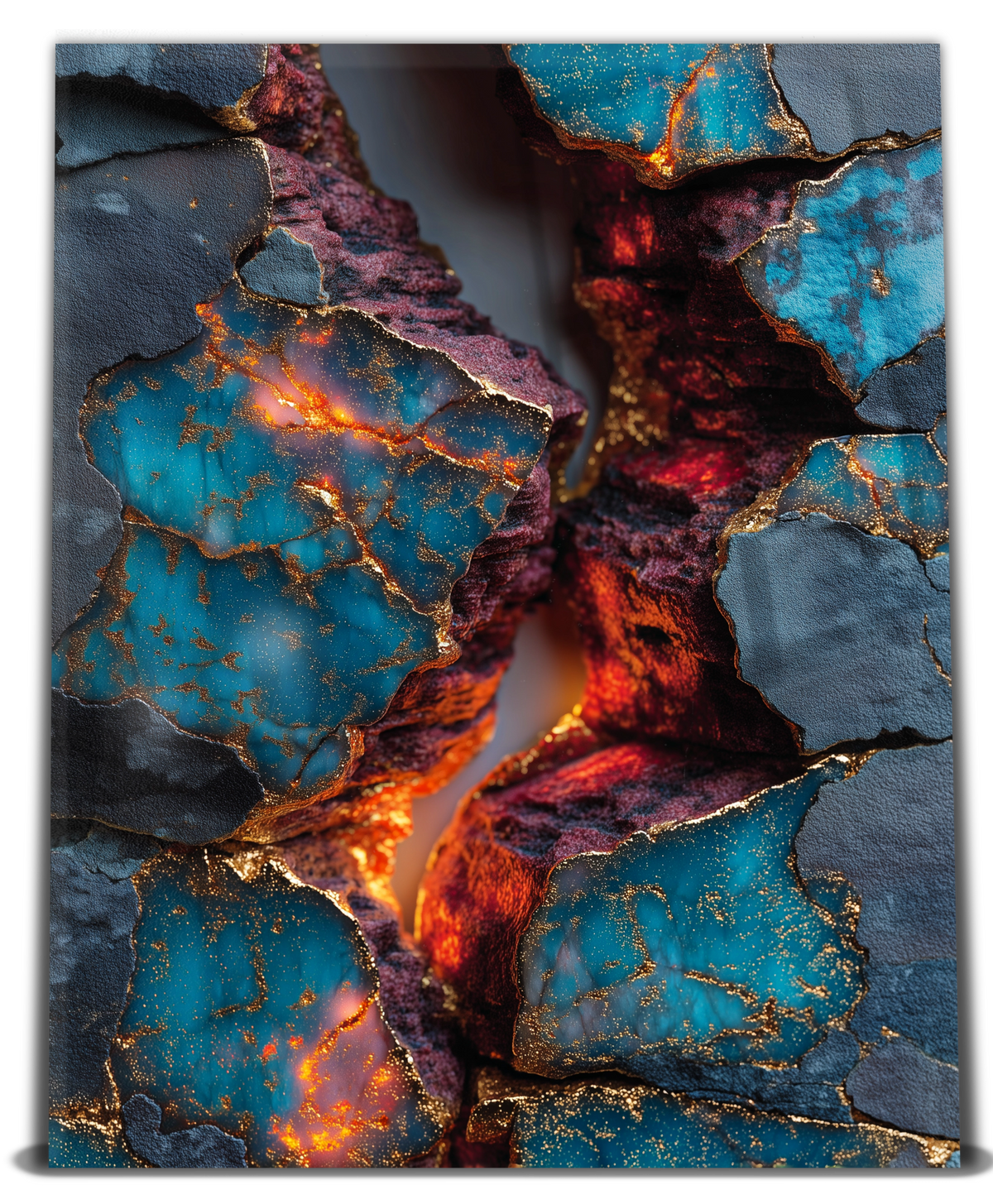 The Blue - Grey Gold Fracture - M - Vision