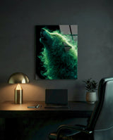 The Green Smoke Wolf - M - Vision